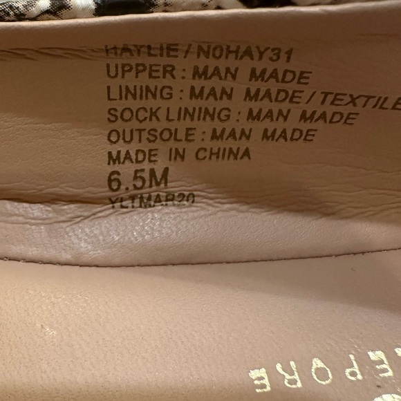 Nanette Lepore Haylie Snakeskin Slip On Ballet Flats Women’s Shoes 6.5 - Picture 6 of 7